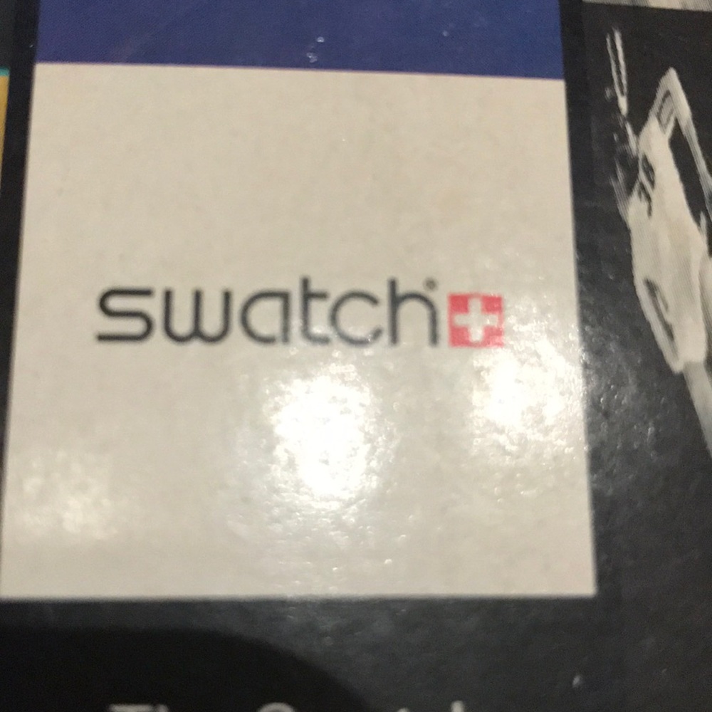 SWATCH Olympic 1996 Vintage Swatch watch clr band